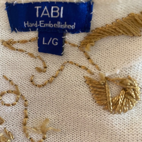 Women’s Tabi hand embellished cardigan size L - Picture 7 of 9